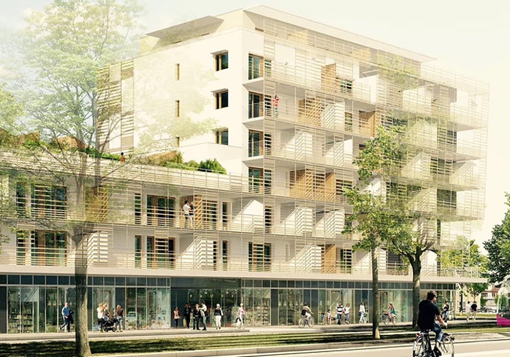 B27 | Fiche projet : Logements Le Drapeau, Dijon