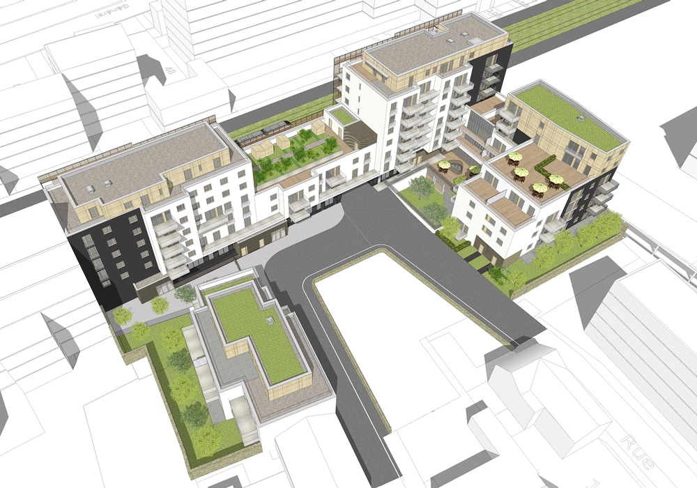 B27 | Fiche projet : Logements Le Drapeau, Dijon