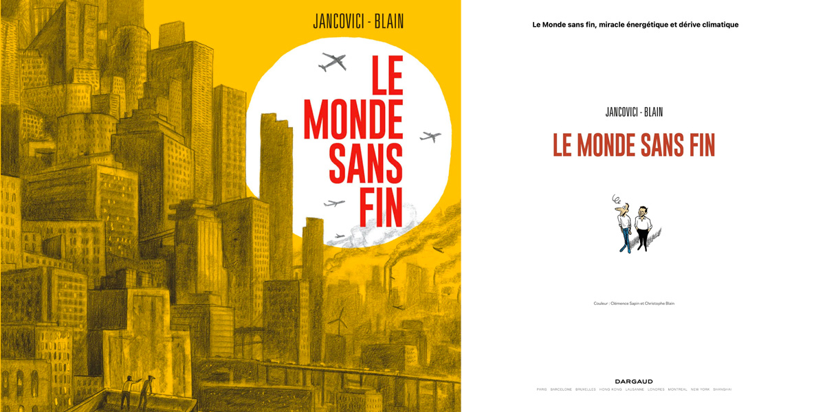 Créateur du bilan carbone au sein de l'ADEME, enseignant à l'École des mines de Paris et fondateur du cabinet de conseil Carbone 4, Jean-Marc Jancovici est un lanceur d'alerte reconnu pour ses conférences de sensibilisation et de vulgarisation sur le réchauffement climatique. Il livre en cette fin d'année une épatante BD réalisée avec le dessinateur Christophe Blain, Le monde sans fin, pour répondre avec humour à toutes les questions que l'on ne sait plus à qui poser sans craindre fake news orientées et polémiques stériles. À lire urgemment !