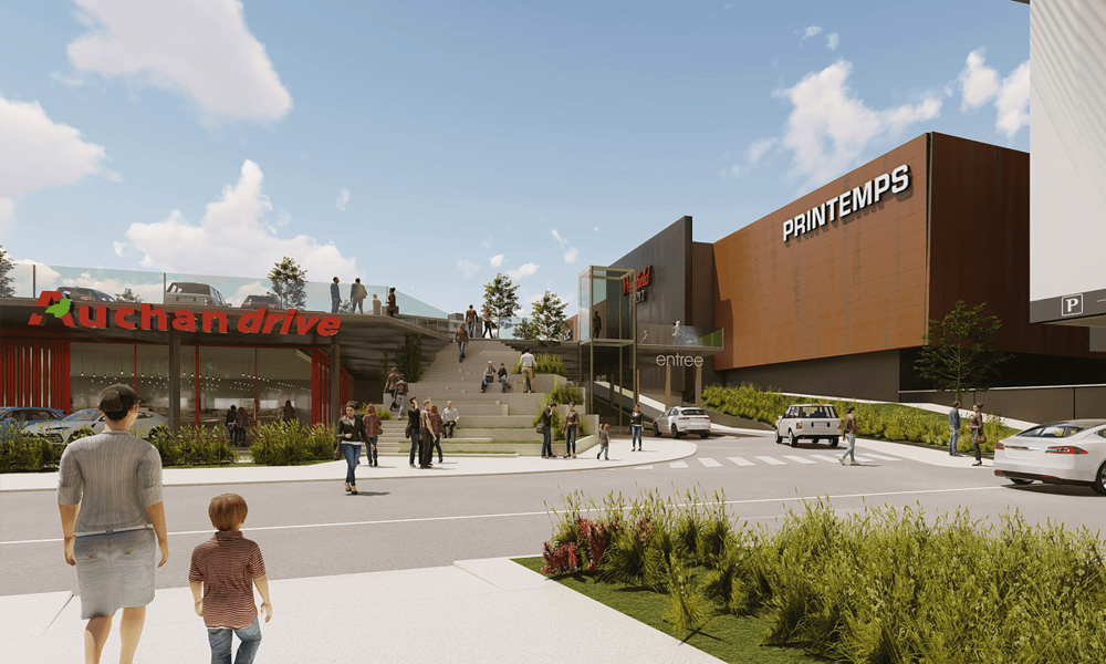 B27 | Fiche projet : Drive Auchan au Centre Commercial Vélizy 2 à Vélizy-Villacoublay (78)