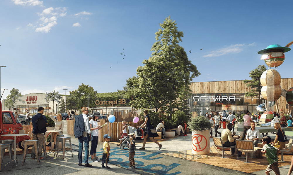 B27 | Fiche projet : Retail Park Open à Saint-Genis-Pouilly (01)